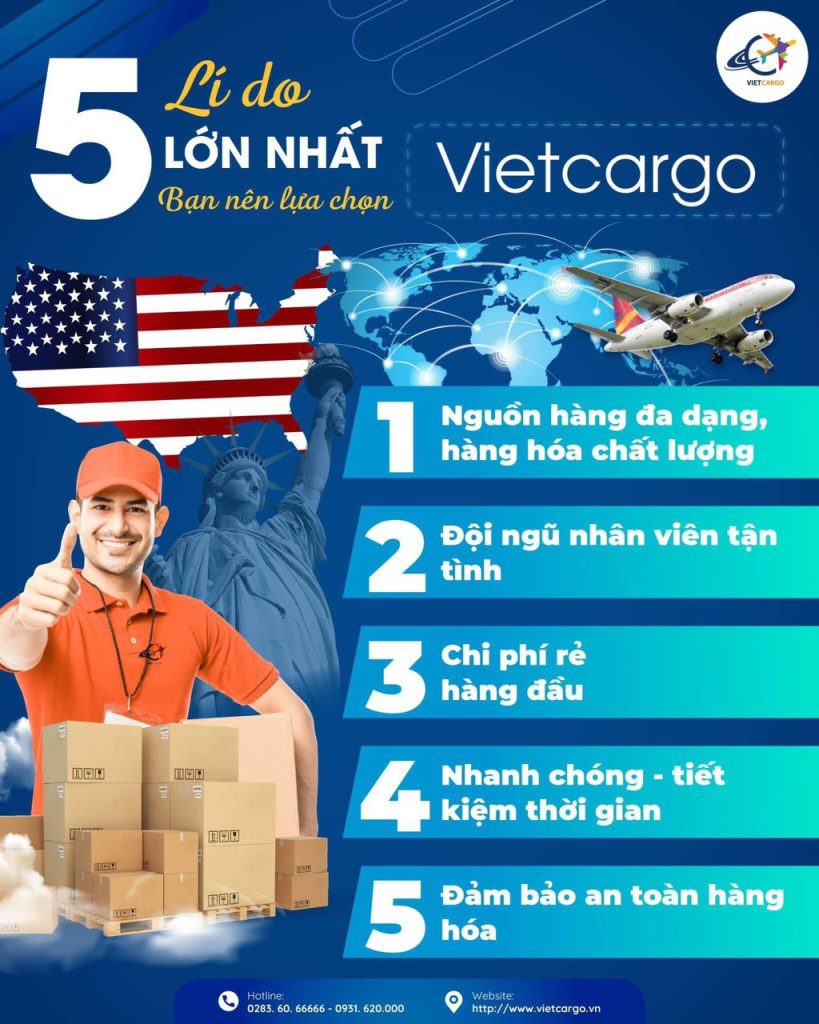 5 Lý do chọn VietCargo Ship Hàng Từ Mỹ về Việt Nam