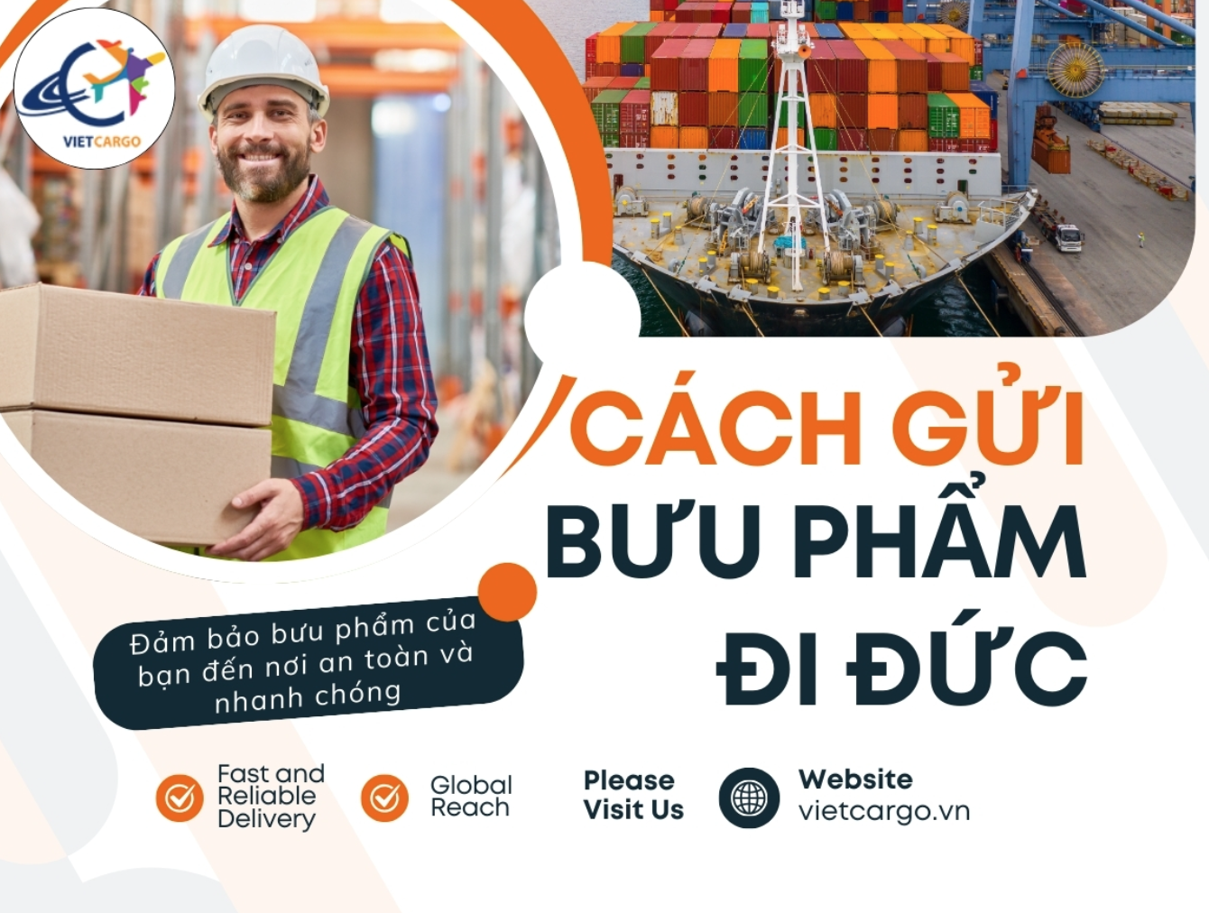 Gửi bưu phẩm đi Đức