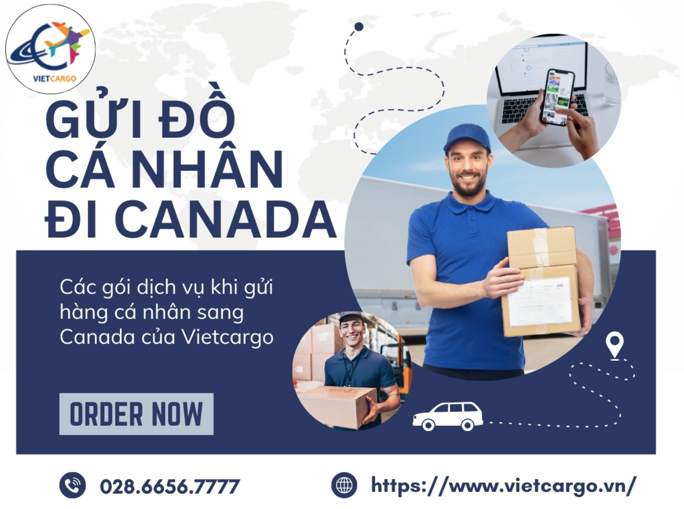 Gửi đồ cá nhân sang Canada