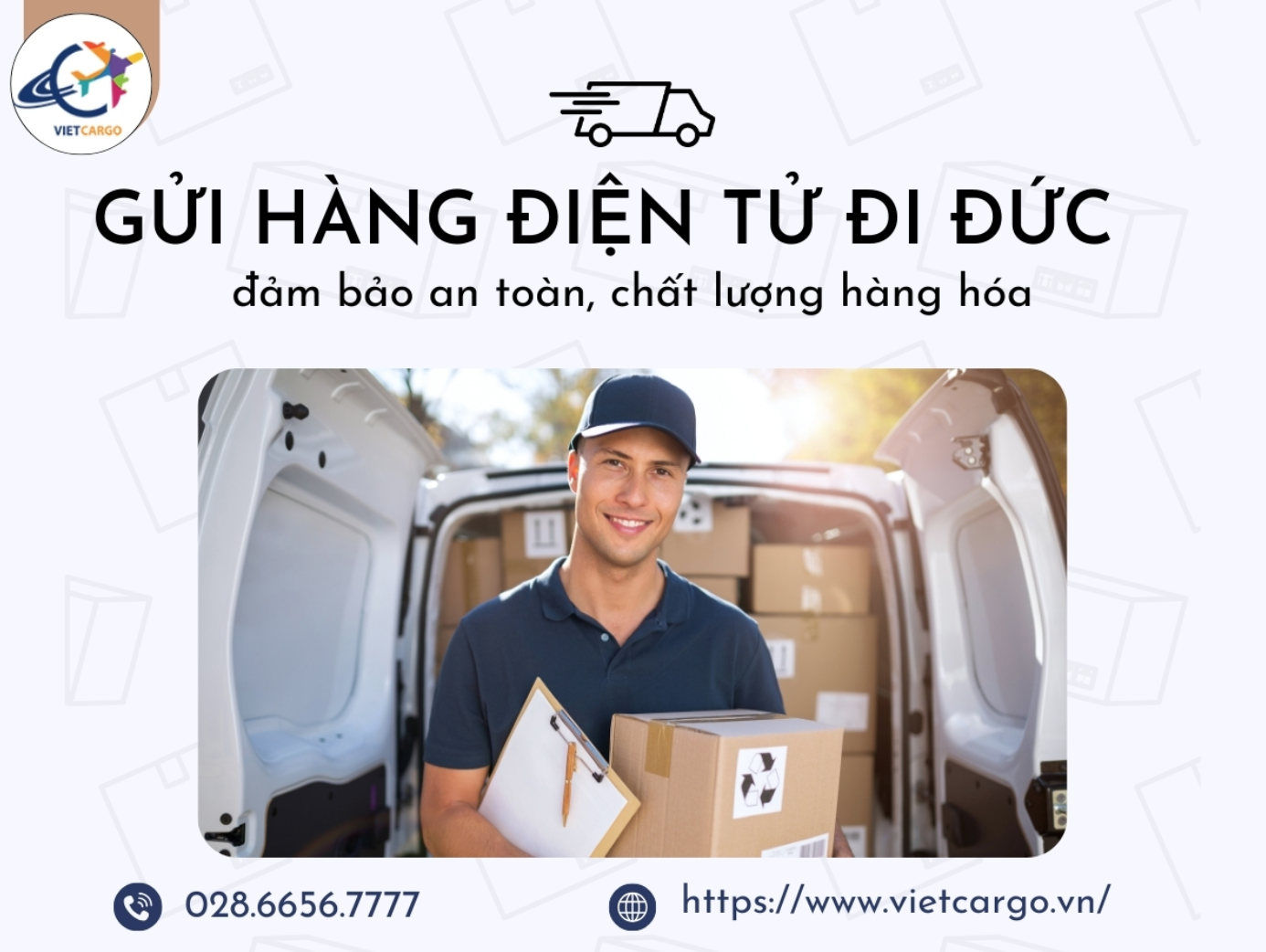 Gửi hàng điện tử đi Đức nhanh