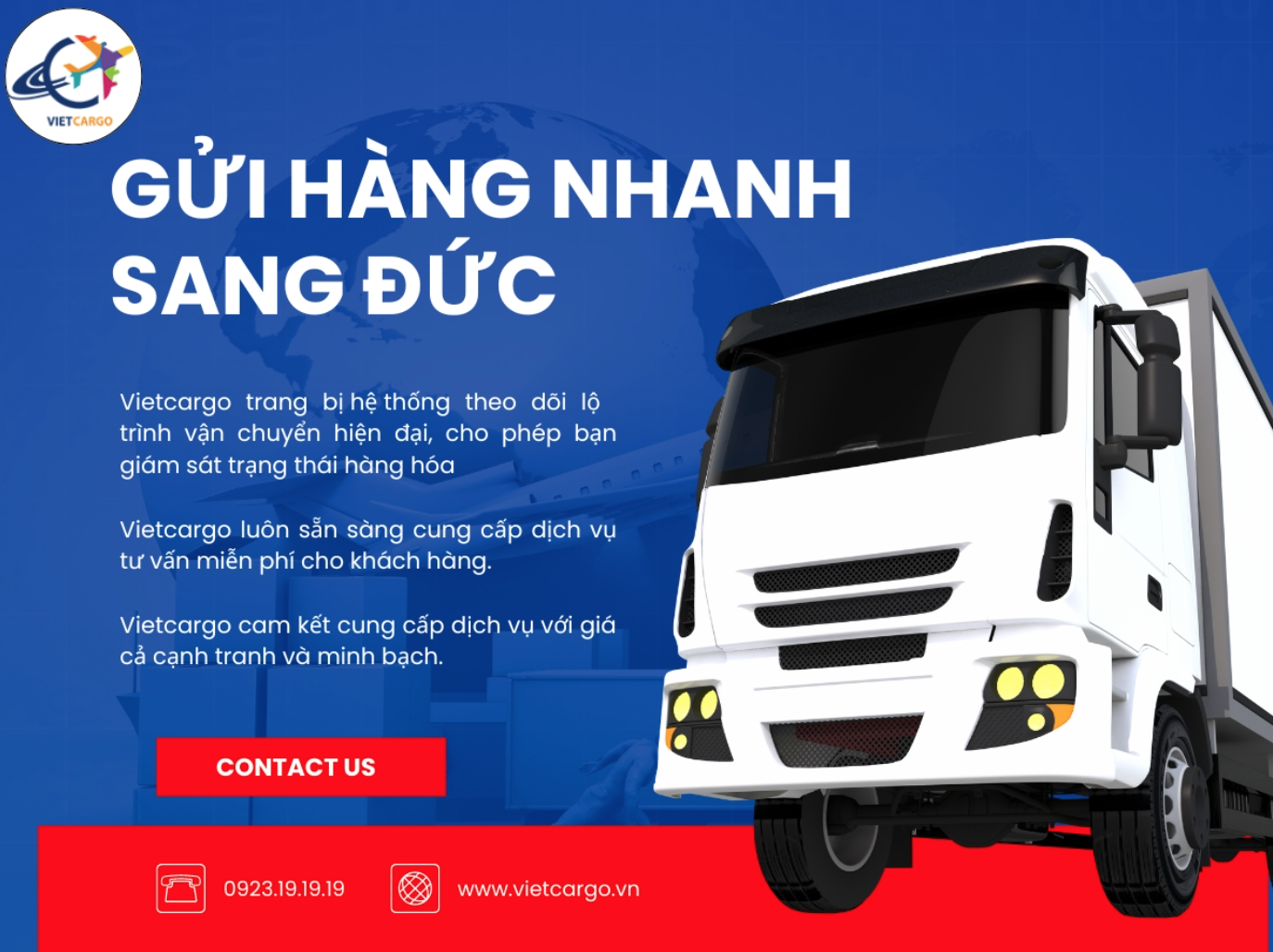 Gửi hàng nhanh sang Đức của Vietcargo