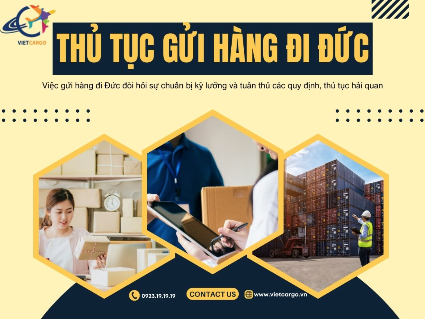 Thủ tục gửi hàng đi Đức