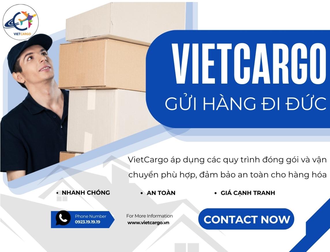 Vận chuyển hàng đi Đức an toàn của VietCargo