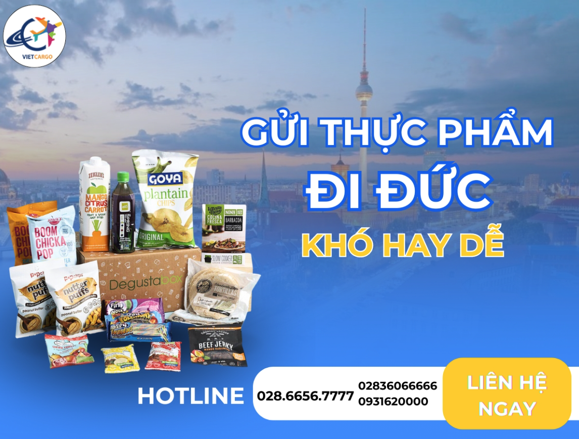 Vận chuyển hàng thực phẩm đi Đức khó hay dễ