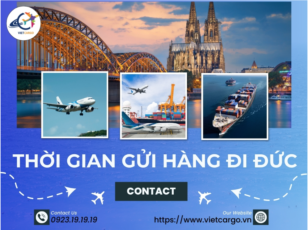 gửi hàng đi Đức mất mấy ngày