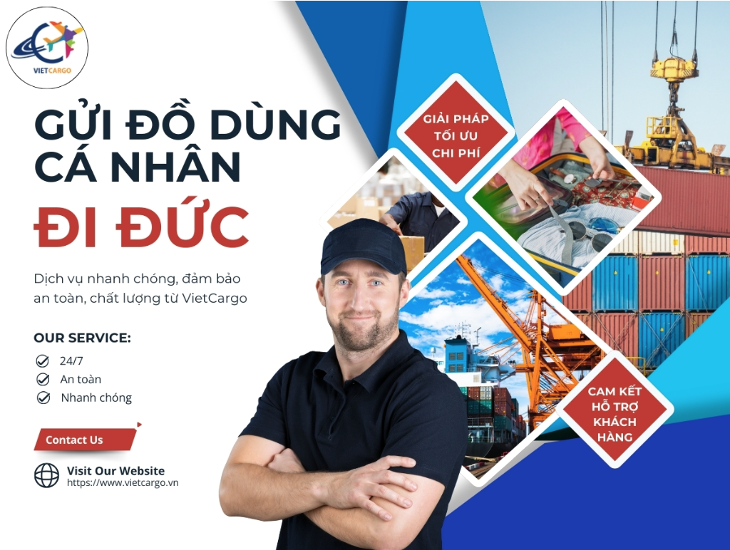 gửi quần áo đồ dùng cá nhân đi Đức