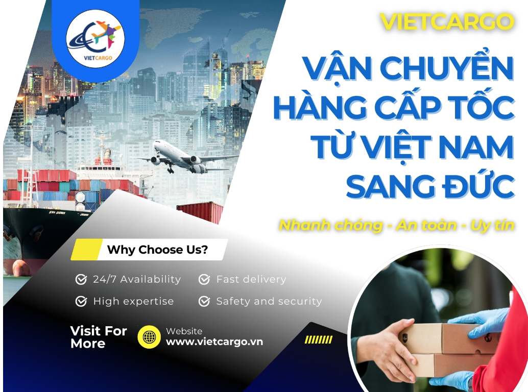 vận chuyển hàng cấp tốc từ Việt Nam sang Đức