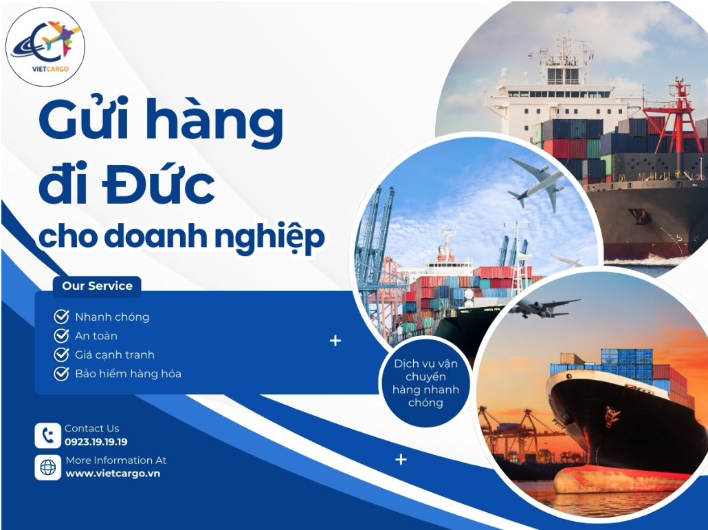 Dịch vụ gửi hàng đi Đức cho doanh nghiệp của VietCargo